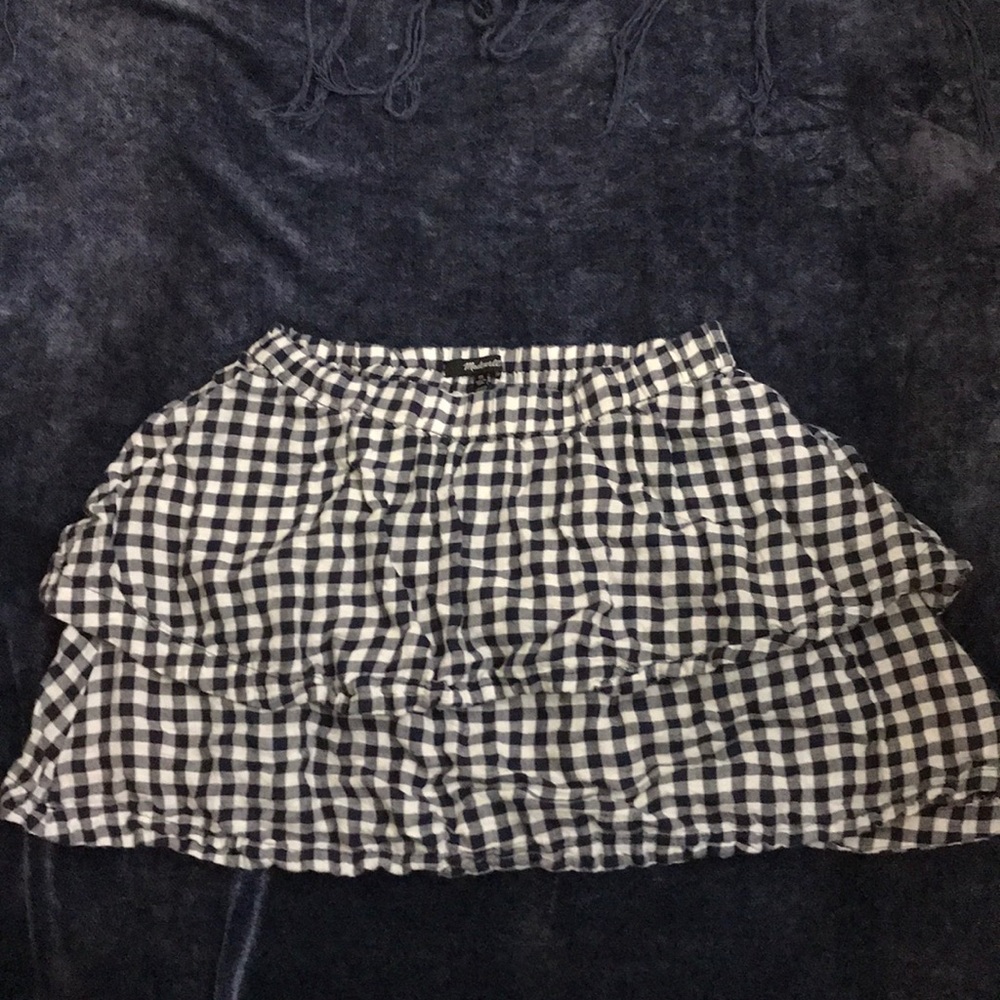 Madewell Gingham Skirt